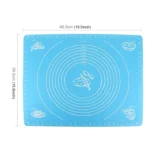 2 PCS Multi-purpose Baking Necessary Silicone Kneading Dough Pad / Flour Pad / Heat Insulation Meal Pad Random Color Delivery - Image 3