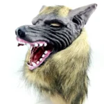 Halloween Mask Latex Wolf Head Cap Halloween Festival Party Fancy Masquerade Masks - Image 3