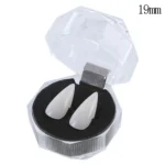 1 Pair 19mm Halloween Party Dentures Props Vampire Zombie Devil Fangs Teeth - Image 2