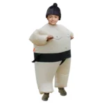 Children Inflatable Sumo Costume Halloween Christmas Festival Party Carnival Inflated Kids Clothes Cartoon Dolls - Image 4