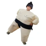 Children Inflatable Sumo Costume Halloween Christmas Festival Party Carnival Inflated Kids Clothes Cartoon Dolls - Image 5