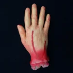 23cm Halloween Horror Props April Fool Day Party Prop Body Parts Decoration 5 Fingers Bloody Hand - Image 2