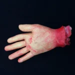 23cm Halloween Horror Props April Fool Day Party Prop Body Parts Decoration 5 Fingers Bloody Hand - Image 3