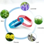 10 PCS Anti-mosquito Silicone Repellent Bracelet Buckle Wristband Bugs Away, Suitable for Children and Adults, Length:23cm, Random Color Delivery - Image 6