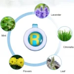 5 PCS Anti-mosquito Buckle Button Plant Essential Oil Inner Core Bugs Away, Random Color Delivery - Image 5