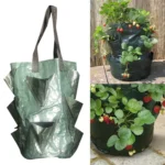 CMD-3 3 Gallon Hanging Strawberry PE Planting Bag Horticultural Flower Planting Bag