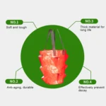 CMD-3 3 Gallon Hanging Strawberry PE Planting Bag Horticultural Flower Planting Bag - Image 3