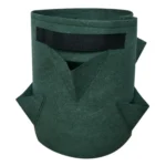 3 Pockets 18L / 5 Gallon Non-woven Felt Strawberry Planting Bag, Size: 23X28cm - Image 2