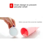 Creative 7 in 1 Portable Gargle Cup Shampoo Sub-Bottle Towel Toothbrush Comb Make-up Mirror Travel Wash Kits, Affordable Sets - Image 9
