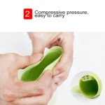 Creative 5 in 1 Portable Gargle Cup Shampoo Sub-Bottle Comb Make-up Mirror Travel Wash Kits, Standard Sets - Image 7