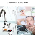 3s Fast Heat Electrothermal Rotatable Faucet Water Tap with Indicator Light, 220V, Size: S - Image 4