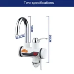 3s Fast Heat Electrothermal Rotatable Faucet Water Tap with Indicator Light, 220V, Size: S - Image 6