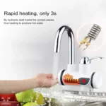3s Fast Heat Electrothermal Rotatable Faucet Water Tap with Indicator Light, 220V, Size: S - Image 7