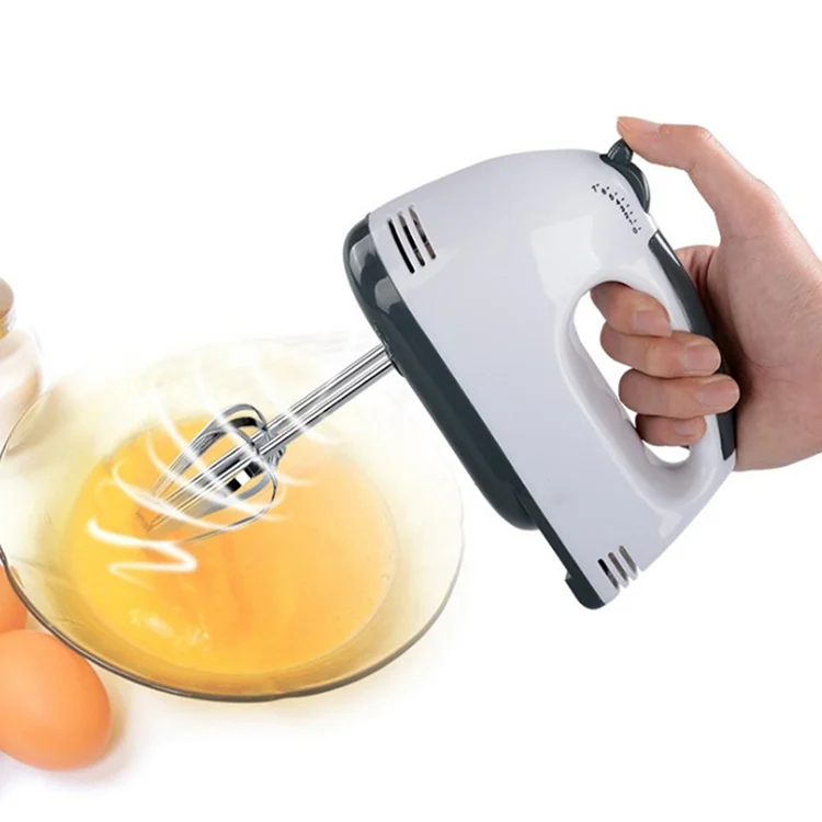 HC5807.webp KN007364 100W Household Seven-speed Adjustable Handheld Electric Egg Beater, EU Plug - Image 1