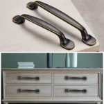 6226_128 American Style Black Brass Drawer Cabinet Handle - Image 5