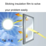 UV Reflective One Way Privacy Decoration Glass Window Film Sticker, Width: 100cm, Length: 1m - Image 3