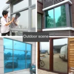 UV Reflective One Way Privacy Decoration Glass Window Film Sticker, Width: 100cm, Length: 1m - Image 4