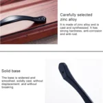 6032A-96 Simple Archaistic Zinc Alloy Handle for Cabinet Wardrobe Drawer Door, Hole Spacing: 96mm - Image 3