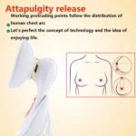 CNaier AE-906 Portable Waterproof USB Charging Chest Electric Massage Instrument - Image 10