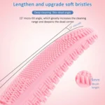 CNaier AE-618 Battery-powered Silicone Acoustic Wave Face Skin Care Electric Facial Cleanser - Image 7