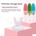 CNaier AE-618 Battery-powered Silicone Acoustic Wave Face Skin Care Electric Facial Cleanser - Image 10