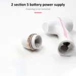 CNaier AE-868 Battery-powered Silicone Ultrasonic Vibration Face Skin Care Electric Facial Cleanser - Image 9