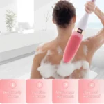 CNaier AE-8381 Household Waterproof Vibration Silicone Electric Massage Bath Body Brush - Image 6