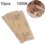 10pcs Grit 1000 Wet And Dry Polishing Grinding Sandpaper,Size: 23 x 9cm