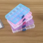 Removable Grid Plastic 15 Slots Box Organizer for Jewelry Earring Fishing Hook Small Accessories - Image 6