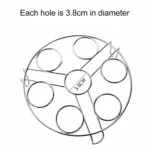 Steamer Rack Basket Egg Vegetable Steaming Trivet for Instant Pot Pressure Cooker, Diameter: 17.5cm, Height: 5.5cm - Image 7