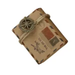 100 PCS European Wedding Retro Kraft Paper Mail Pattern Sugar Box, Size: 6x3.5x4.5cm - Image 2