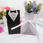 100 PCS Wedding European The Bride and Groom Sugar Box - Image 2