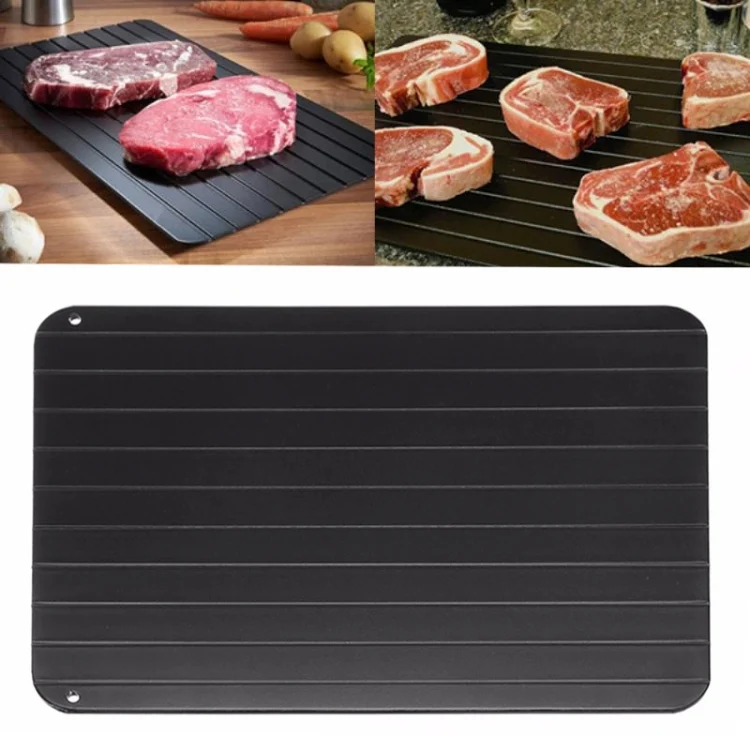 HC6070B.webp Kitchen Tool Rapid Defrosting Tray Thawing Plate Frozen Food Defrost Without Electricity, Size: 11.6 x 8 inch - Image 1