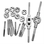 20 PCS Multi-specification Tap and Die Combination Set Hand Metric Wire Tapping Wrench Winch - Image 2