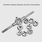 20 PCS Multi-specification Tap and Die Combination Set Hand Metric Wire Tapping Wrench Winch - Image 6