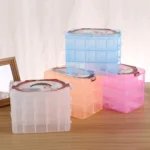 Large Storage Box Three Layer Large 36 Slots Plastic Craft Accessories Beards Jewelry Storage Box Container Home Organizer - Image 2