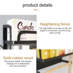 Kitchen Double Layers Magnetic Refrigerator Rack Storage Holder - Image 4