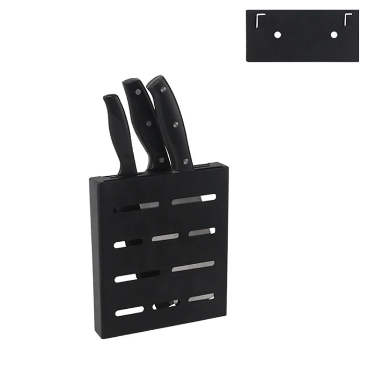 HC6158B.webp Stainless Steel Wall-mounted Kitchen Rack Hanging Kinfe Holder - Image 1