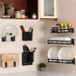 Stainless Steel Wall-mounted Kitchen Rack Hanging Kinfe Holder - Image 10