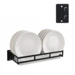 Stainless Steel Wall-mounted Kitchen Rack Hanging Dish Holder - Image 2