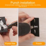 40cm Kitchen Punch-free Wall Mount Seasoning Storage Rack - Image 7