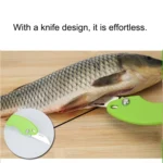 2 PCS Kitchen Essential Fish Scraper Fish Scale Planing Knife with Cover - Image 5