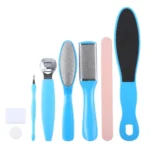 8 in 1 Dead Hard Skin Callus Remover Scraper Pedicure Rasp Tools Portable Cuticle Pusher Nail Foot Care Tool - Image 2