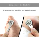 8 in 1 Dead Hard Skin Callus Remover Scraper Pedicure Rasp Tools Portable Cuticle Pusher Nail Foot Care Tool - Image 4