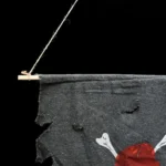 Halloween Decoration Jolly Roger Skull Banner Pirate Flag Party Supplies, Small Size: 47 x 51cm - Image 4