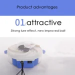 Electric Rotary Fly Catcher Flytrap Mosquito Killer Repellent, US Plug - Image 4