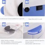 Electric Rotary Fly Catcher Flytrap Mosquito Killer Repellent, US Plug - Image 8