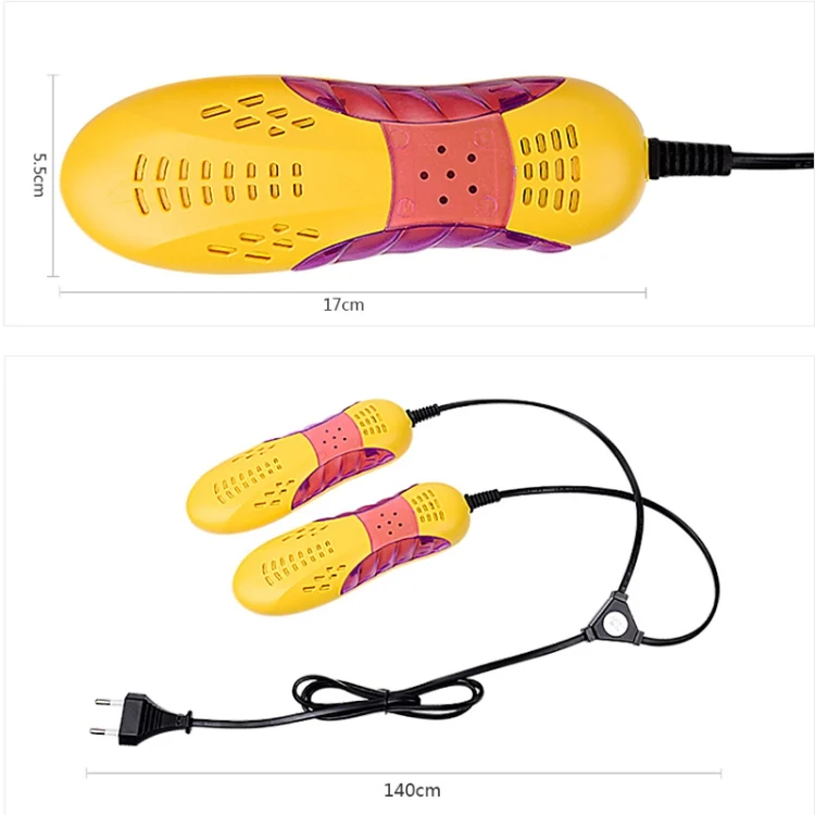 HC6475Y_3.webp Multifunctional Household Cartoon Dehumidification Deodorization Shoe Warmer Dryer with Lighting, US Plug - Image 4