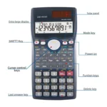 OS-991MS 10+2 Digits Double Line Display Multi-functional Student Function Scientific Calculator Solar Energy Dual Power Calculator - Image 5
