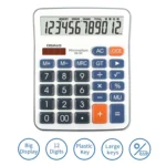 OSALO OS-5M 12 Digits Desktop Calculator Solar Energy Dual Power Calculator - Image 6